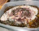 Une image de l'étape 2 de Rouelle de porc confite aux pommes de terre, carottes et champignons.