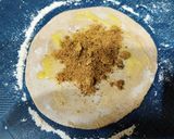 A picture of step 2 of Gud paratha with multigrain flour.