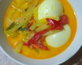 Foto langkah ke 5 dari resep Lodeh Labu Siam Telur Rebus.