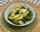 Foto del paso 5 de la receta: Ensalada de quinoa, mozzarella y pollo con aliño de miel y mostaza