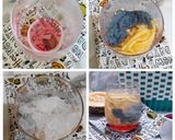 Foto langkah ke 3 dari resep Es Blewah Selasih (Sirup Frambozen Homemade).