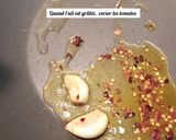 Une image de l'étape 3 de Pâtes à la crème d'aubergines/ricotta et tomates cerises.