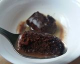 A picture of step 9 of Vickys Hot Fudge Cake, GF DF EF SF NF.