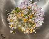 A picture of step 1 of Samak upma.