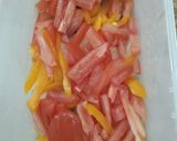 A picture of step 2 of Sausage Fajitas.