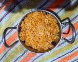 A picture of step 5 of Brown pulao.