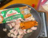A picture of step 2 of Pork Beans.