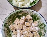 Foto langkah ke 1 dari resep Sayur Tempe Lombok Ijo Tanpa Santan.