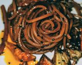 Foto del paso 5 de la receta: Espagueti con salsa oriental
