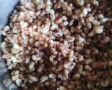 A picture of step 1 of Matki usal (moth beans).