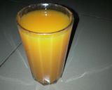 A picture of step 1 of Mango juice.