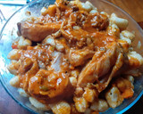 Foto del paso 3 de la receta: Ñoquis de Papa con Salsa  de Pollo -Nhoque de coxa de frango