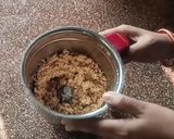 A picture of step 2 of Jeggery til peanut laddu.