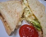 Foto langkah ke 5 dari resep Egg Mayo Sandwich.