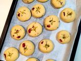Rose Nankhatai or Short bread biscuits🌹 #bakingcontest