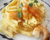 Foto del paso 15 de la receta Macarrones con salmón ahumado y langostinos