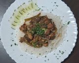Foto del paso 8 de la receta: Abadejo con Fideos de Arroz