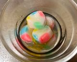 A picture of step 5 of Mochi Dumplings in Ginger Syrup.