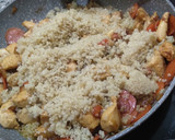 Foto del paso 3 de la receta: Pollo con verduras, quinoa y salsa de soja