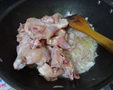 A picture of step 1 of Chicken in my style 😋.