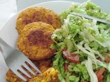 Hamburguesas de zanahoria y maní