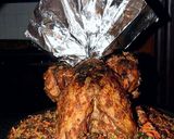 صورة لخطوة 7 من وصفة روست رومي 🍗 مع أرز بالخلطة🍚 Oriental Rise with roast 🐓turkey