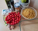 Foto del paso 1 de la receta: Pasta con queso feta y cherries al horno 🇫🇮 Uunifetapasta 🇫🇮