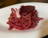 Spagetti Fetás Céklamártással recept fázis 2 fotója