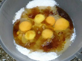 Budín de pan con crema