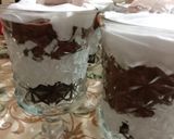 A picture of step 5 of Brownie Trifle with Chocolate Custard 🍮🍮🍮.