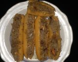 A picture of step 2 of Stuffed banana.