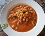 Foto del paso 4 de la receta Garbanzos con mejillones