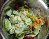 Ropogós cukkinis lepény a sütőből recept fázis 3 fotója