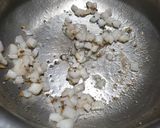 A picture of step 3 of Chana gehu masala.