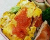 A picture of step 10 of Edamame and Tomato Frittata – Easy Lunchbox Recipe.