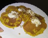 Foto del paso 5 de la receta: Pancakes salados con sobras de puré de calabaza