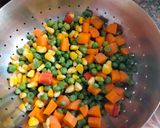 A picture of step 1 of Russian salad.