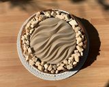 A picture of step 8 of Vegan Coffee, Chocolate, and Vanilla Panna Cotta Cake.