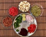 A picture of step 2 of Peanut makhana chaat.