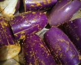 A picture of step 1 of Eggplant Gravy.