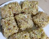 A picture of step 3 of Coconut Burfi.
