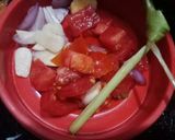 Foto langkah ke 1 dari resep Simpel oseng bayam, jagung,kol. Bumbu irit.