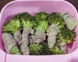 รูปขั้นตอนการทำที่ 3 ของ หมูสไลซ์พันบรอกโคลี - คีโต