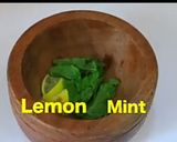 A picture of step 1 of Mango mojito.