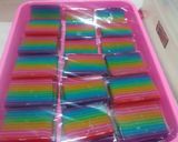 Foto langkah ke 12 dari resep Lapis pepe rainbow.