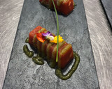 Foto del paso 8 de la receta: Terrine de tomate confitado con queso de Cabra al pesto