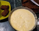 A picture of step 21 of Butterscotch rajbhog ice-cream chocolate cake.