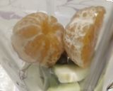 A picture of step 1 of Chayote orange juice.