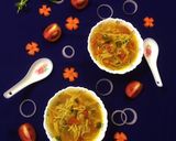 A picture of step 11 of Soupy Noodles.