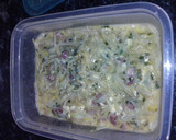 Foto del paso 5 de la receta: Tortilla de cebolla, soja germinada y jamón serrano